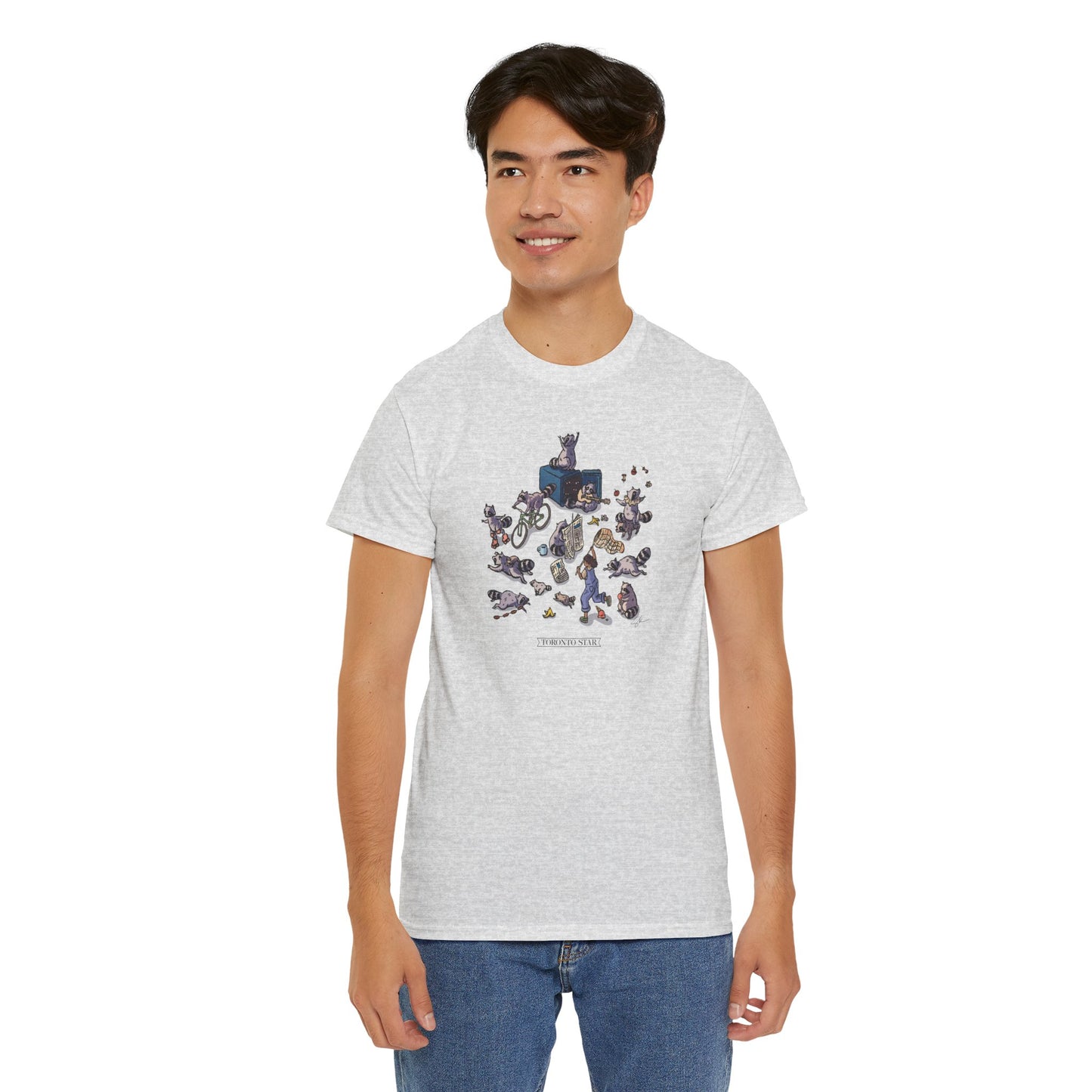 Raccoon Report Tee