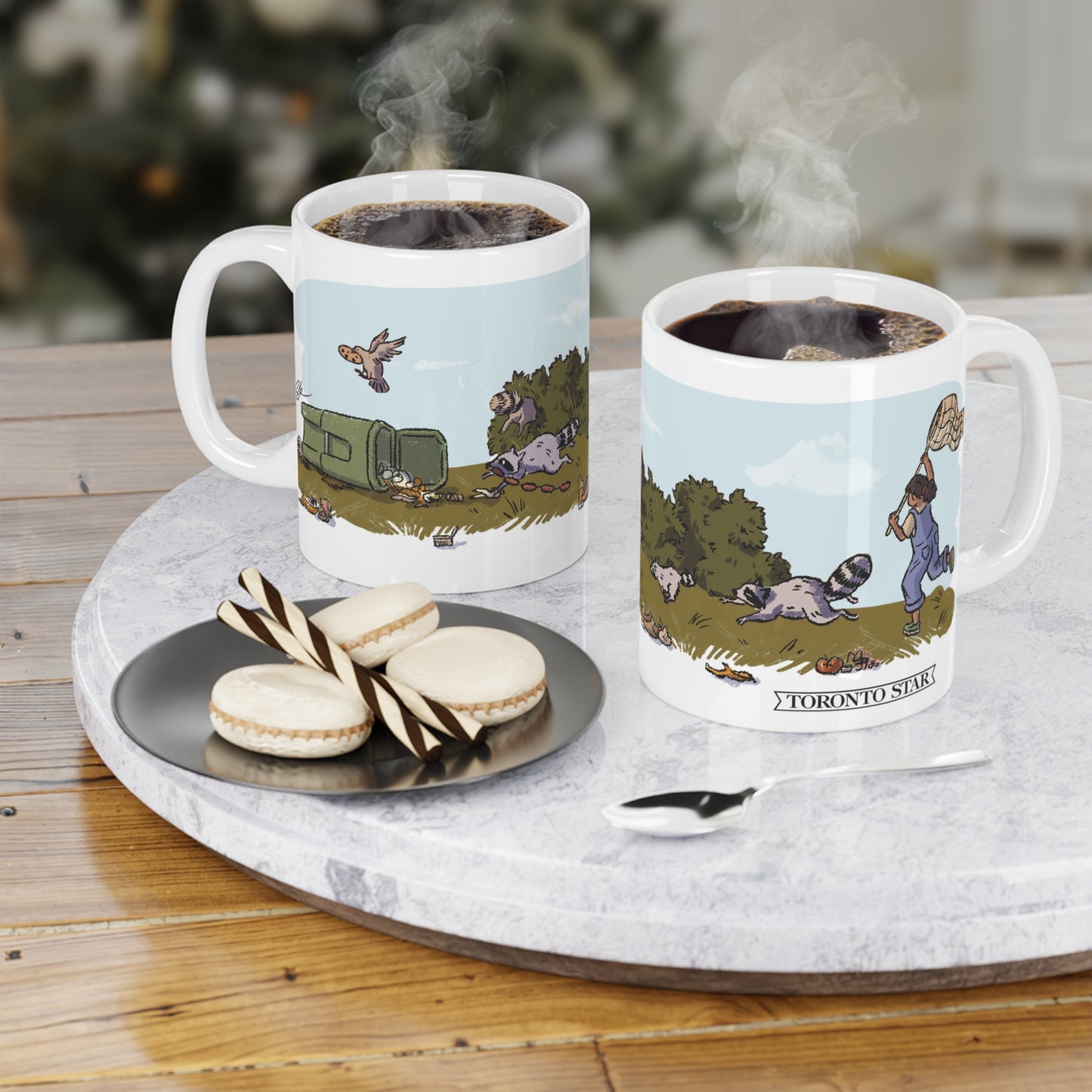 Raccoon Report Mug