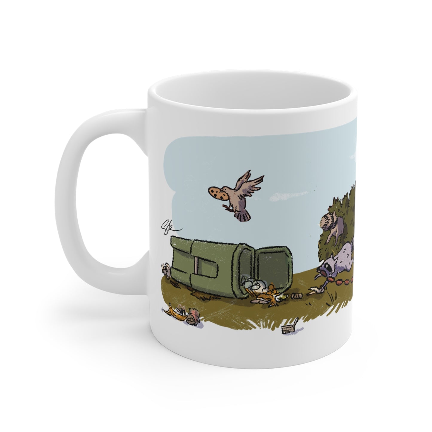 Raccoon Report Mug