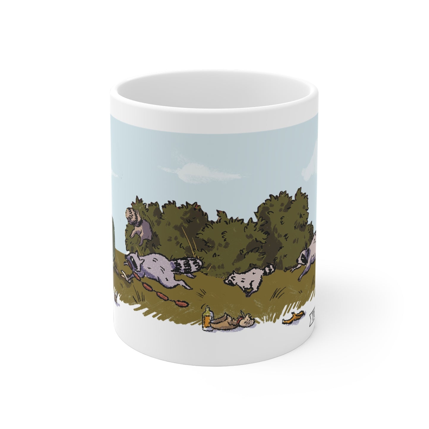 Raccoon Report Mug