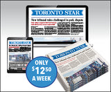 2023-24 Toronto Star Newspaper + ePaper Subscription