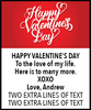 Valentine's Day - 7 Lines of Text
